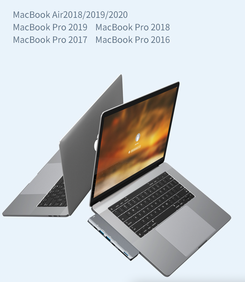USB-C Multiport Hub for MacBook, Windows/ with 4K HDMI
