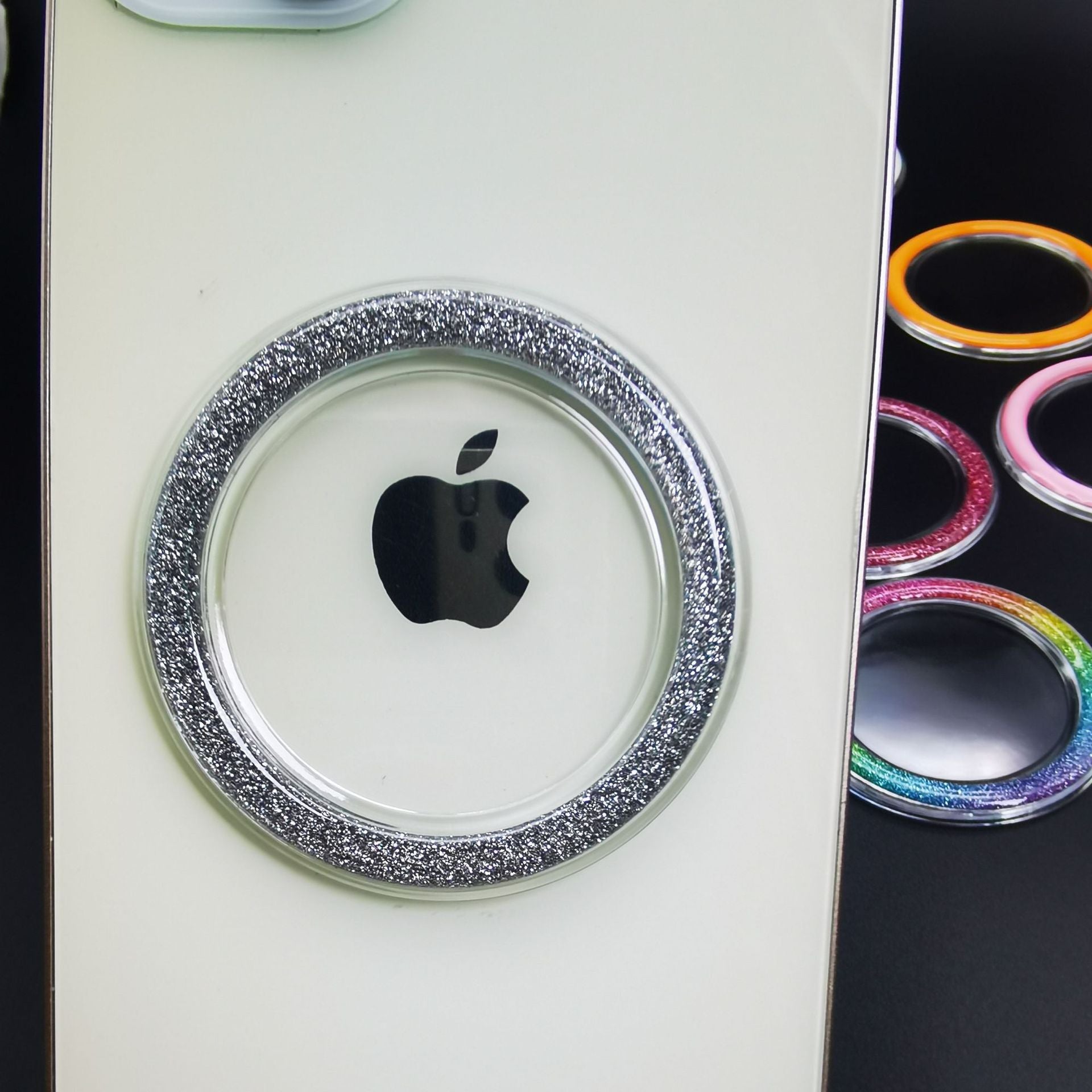 Soporte Magnético Transparente para Teléfono MagSafe con Cargador Inalámbrico