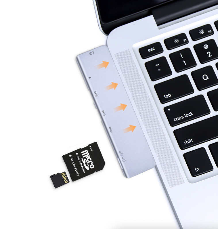 USB-C Multiport Hub for MacBook, Windows/ with 4K HDMI