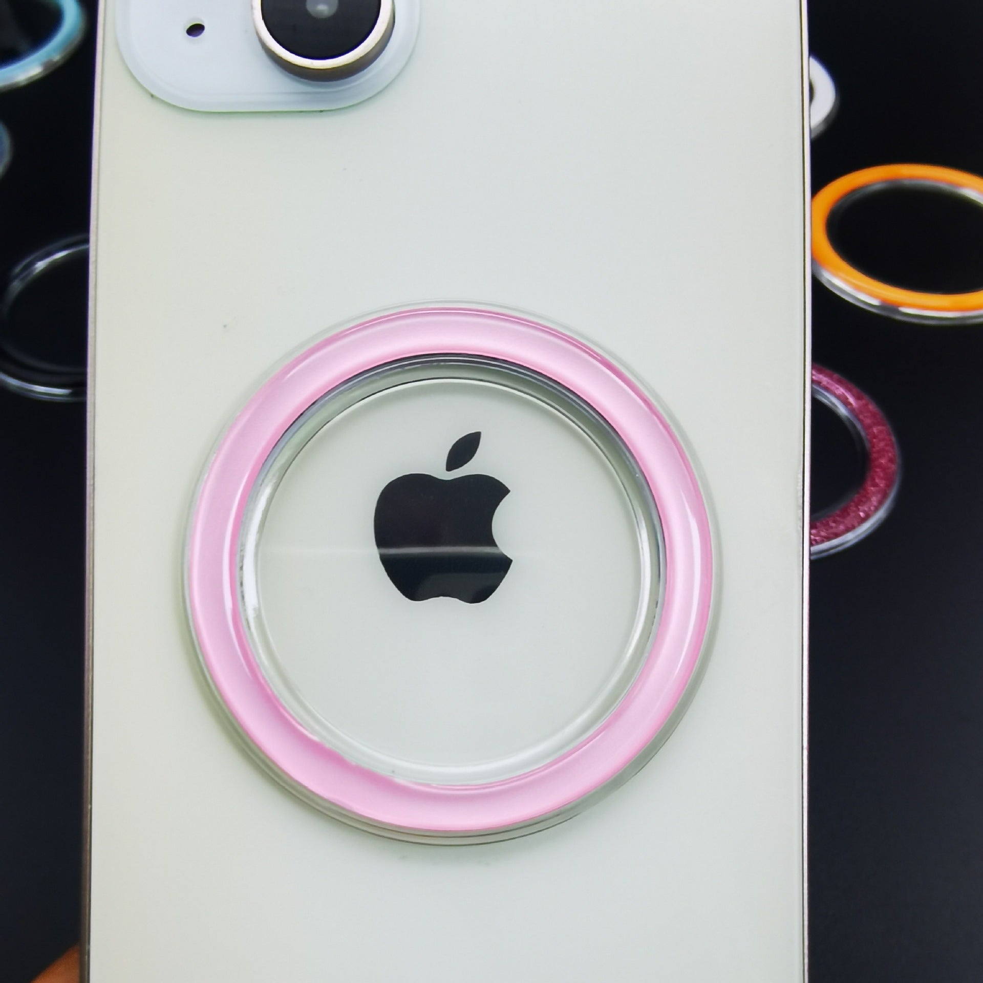Soporte Magnético Transparente para Teléfono MagSafe con Cargador Inalámbrico