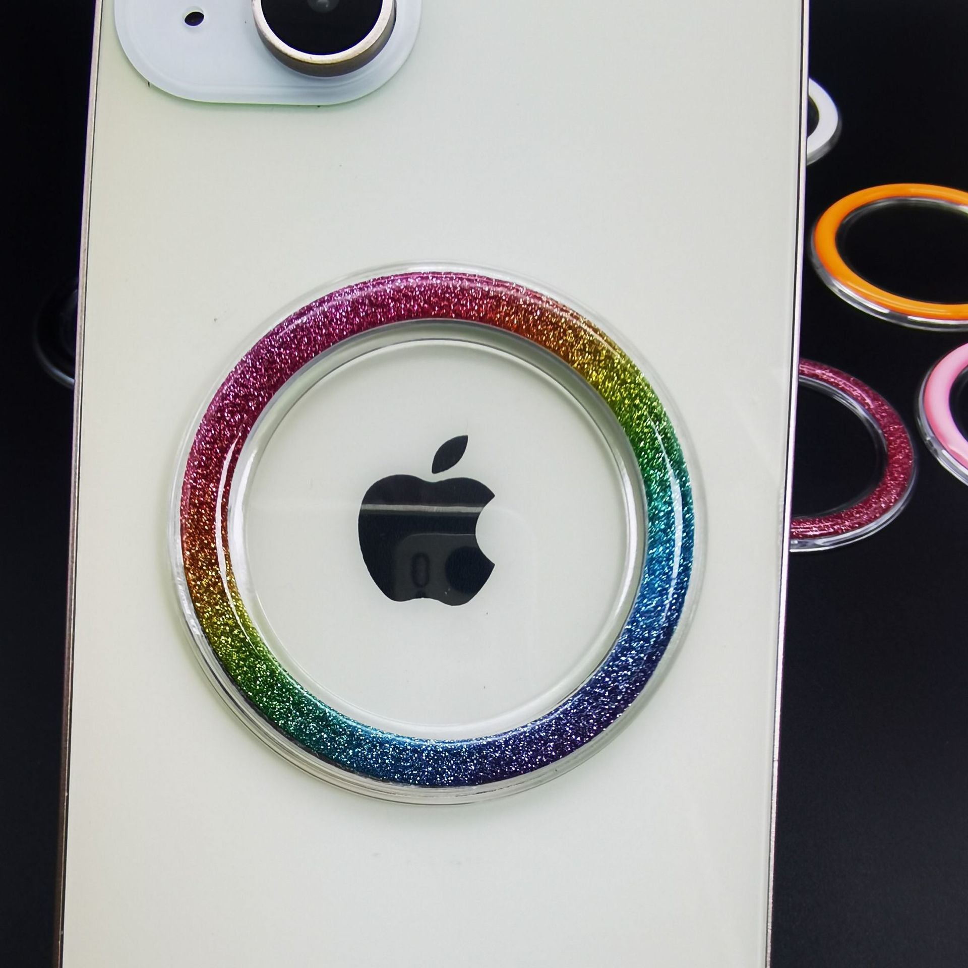 Soporte Magnético Transparente para Teléfono MagSafe con Cargador Inalámbrico