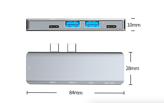 USB-C Multiport Hub for MacBook, Windows/ with 4K HDMI