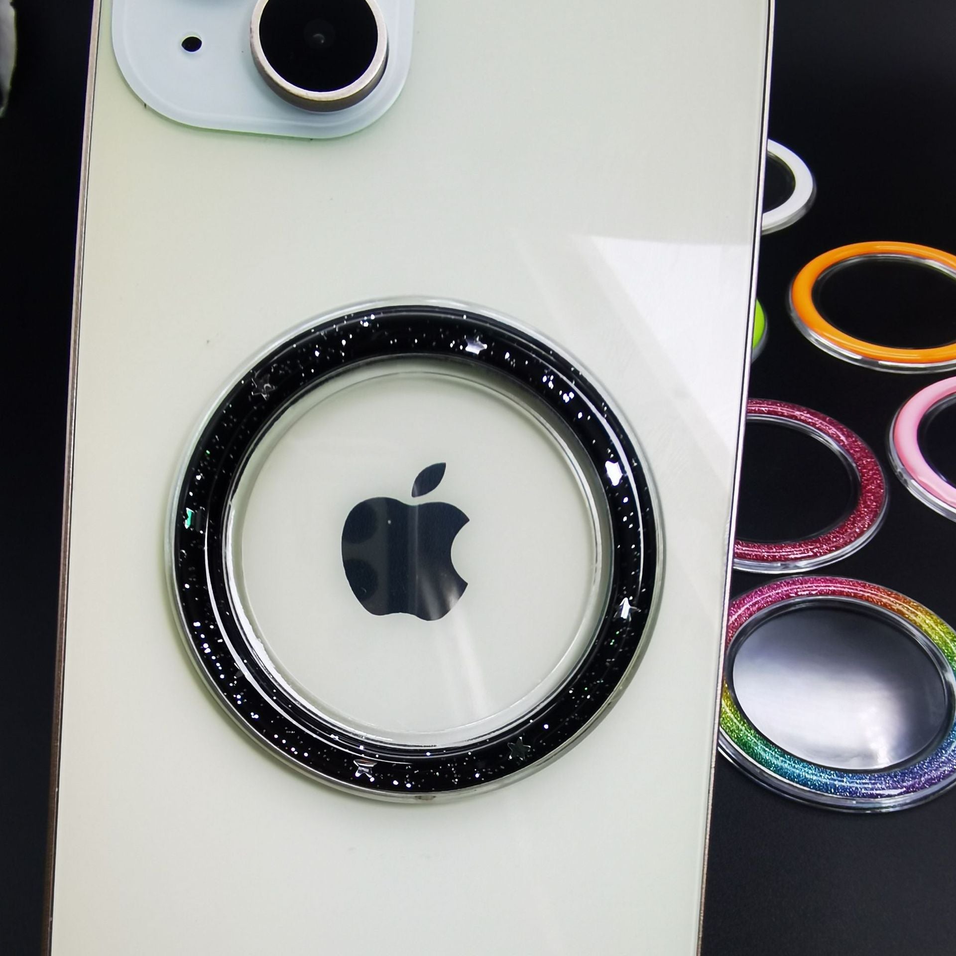 Soporte Magnético Transparente para Teléfono MagSafe con Cargador Inalámbrico