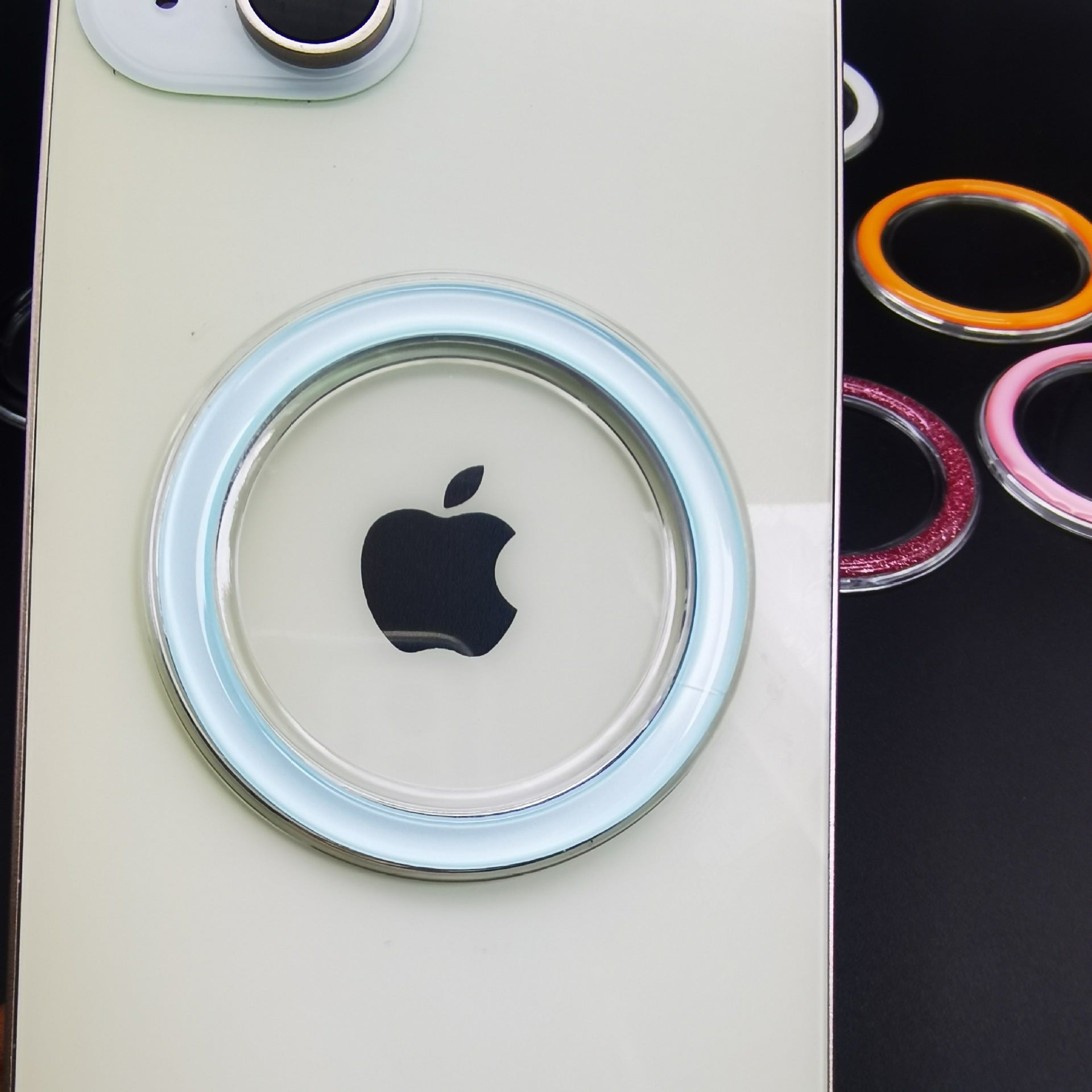 Soporte Magnético Transparente para Teléfono MagSafe con Cargador Inalámbrico