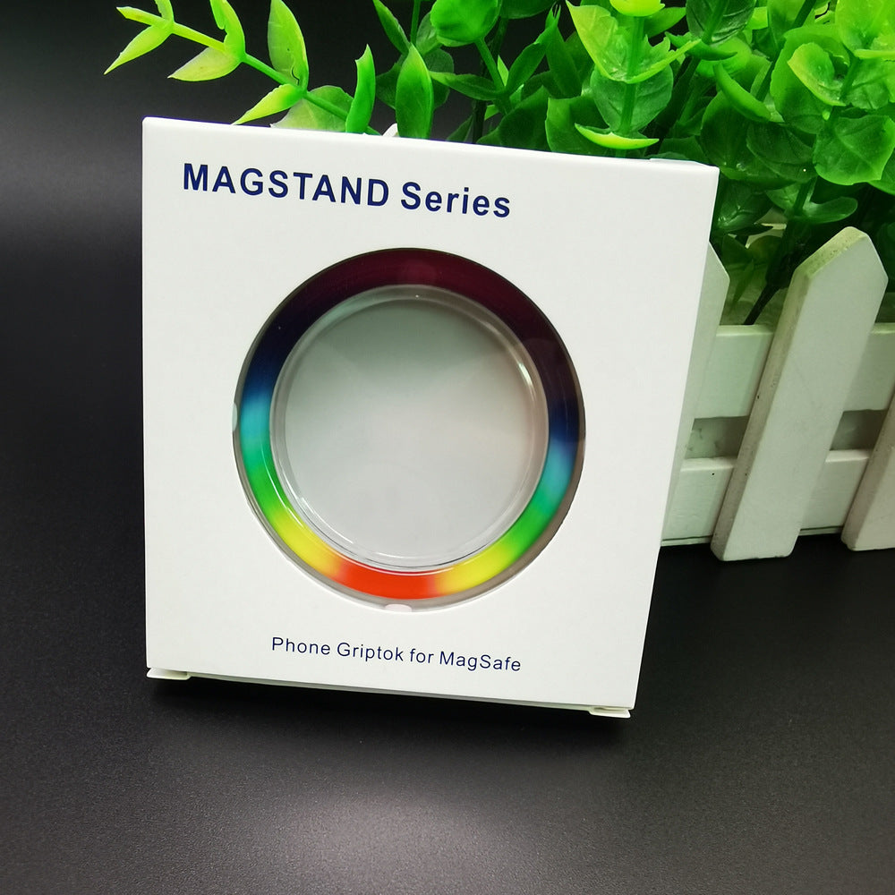 Soporte Magnético Transparente para Teléfono MagSafe con Cargador Inalámbrico