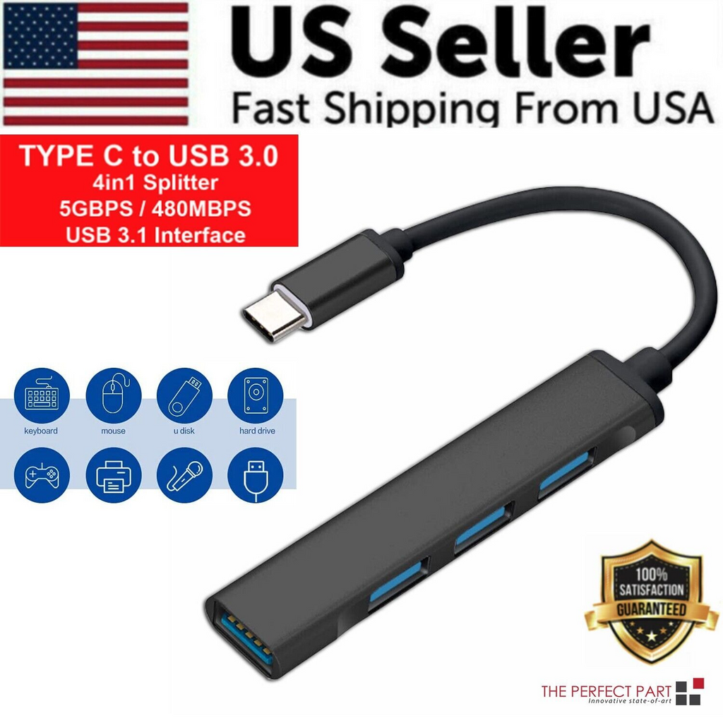 USB-C Multiport Hub for MacBook, Windows/ with 4K HDMI